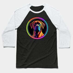 Boerboel Cosmic Space Dogs Galaxy Astronaut Baseball T-Shirt